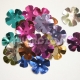 Cekiny kwiatki łamane różne kolory 200mm 2g
