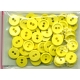 Guziki plastikowe 11,5mm 10g zimny żółty