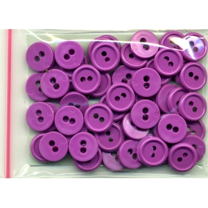 Guziki plastikowe 11,5mm 10g fioletowy cyklamen